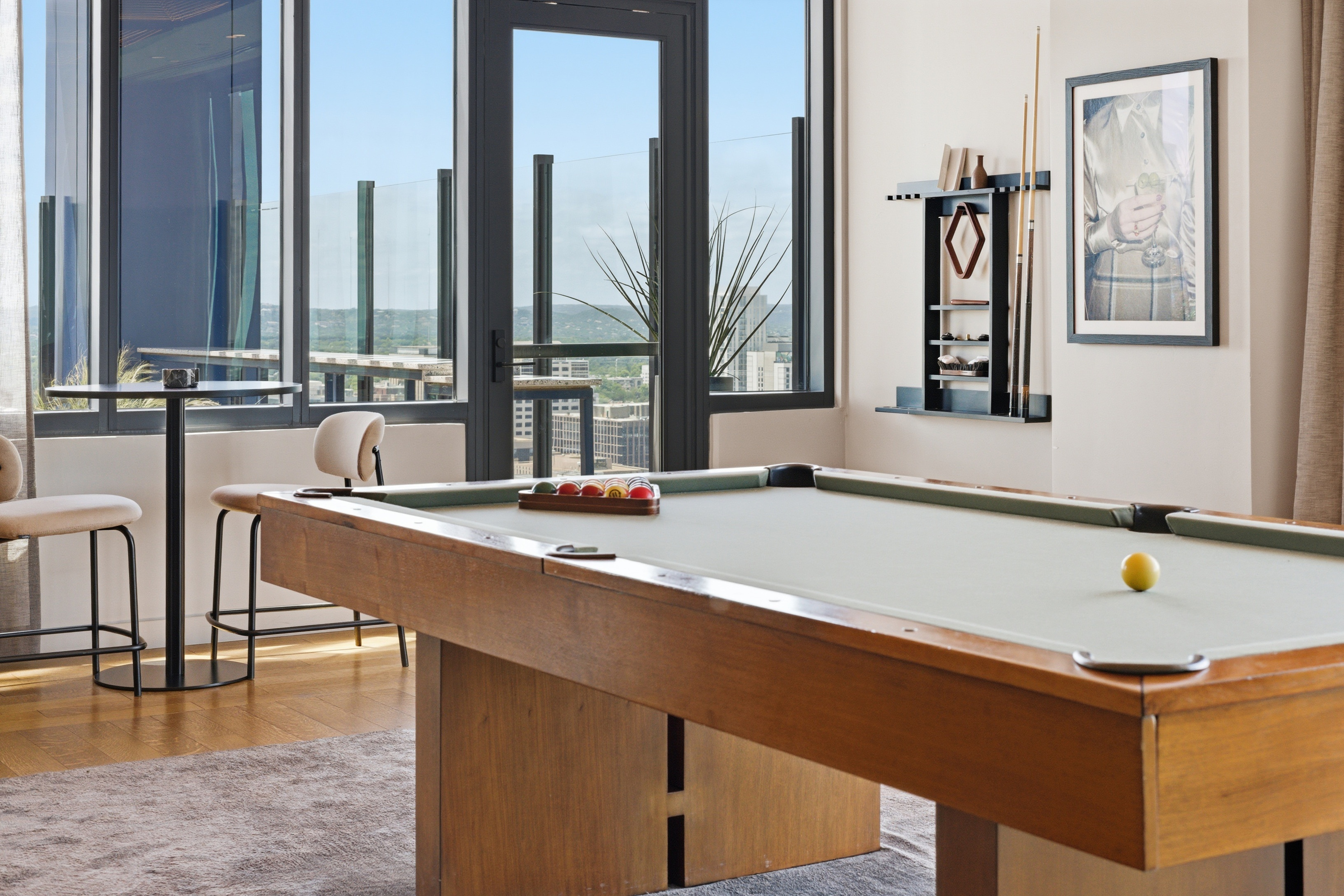 Billiards room detail