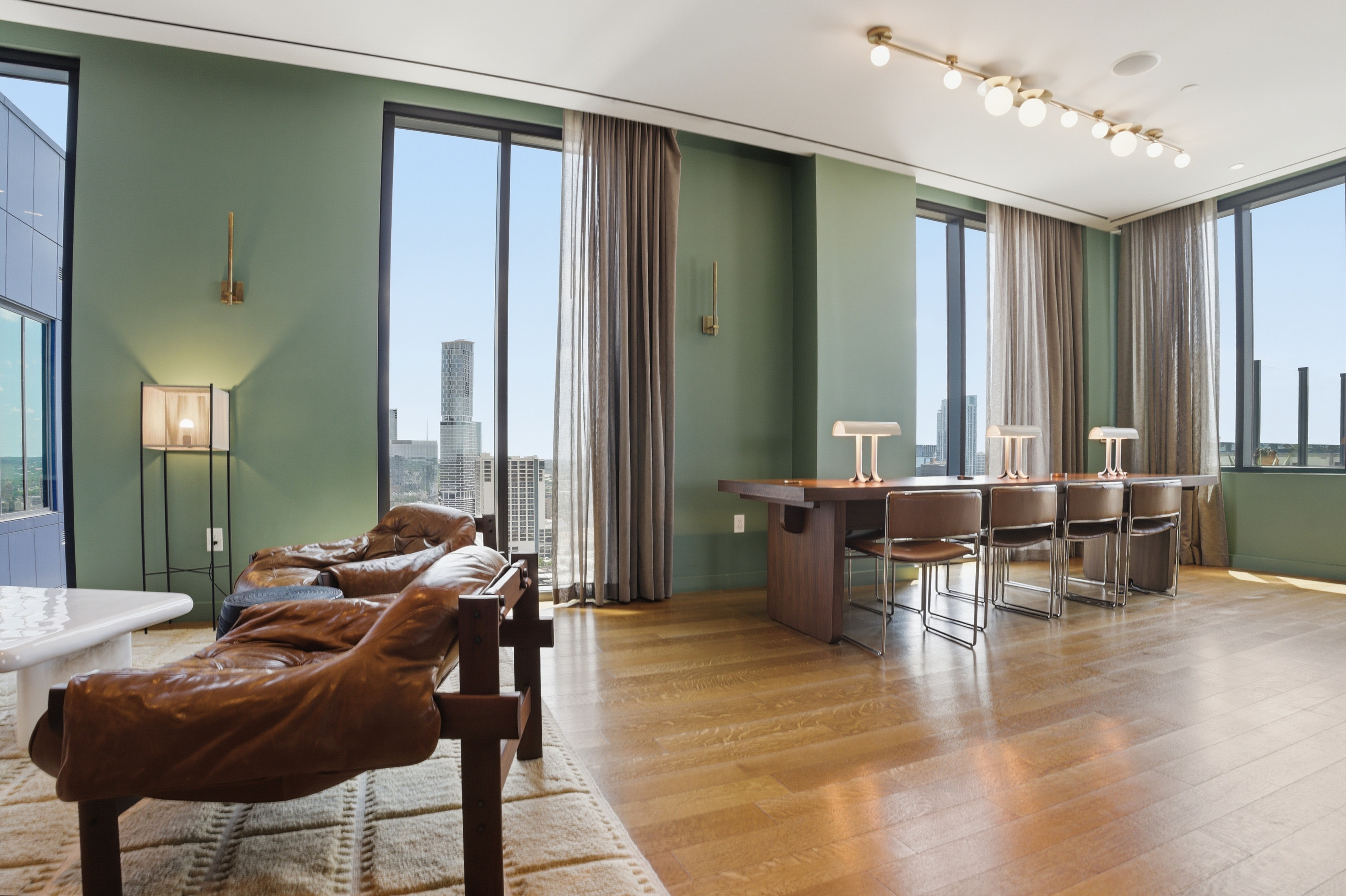 Living room sofa skyline
