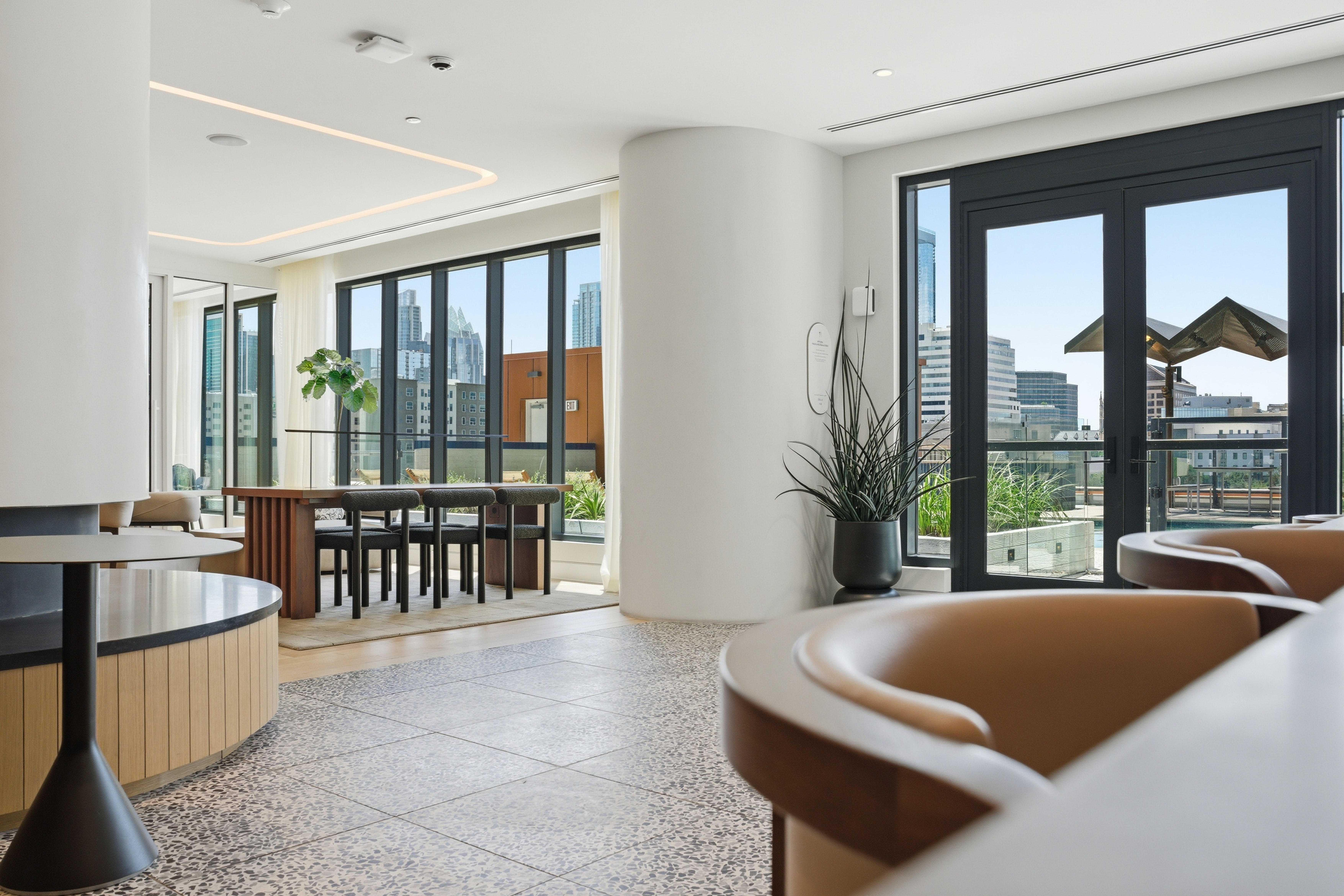 Lounge area terrace view